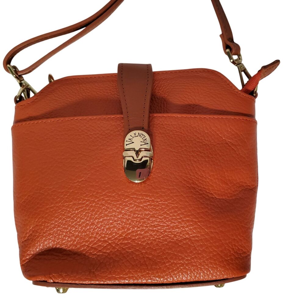 Valentina Genuine Leather Small Crossbody Bag